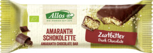 ALLOS Amaranth Schokolette Riegel Zartbitter 25 g