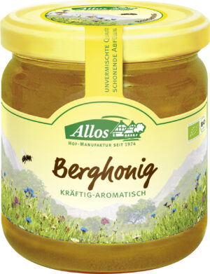 ALLOS Honig Berg Glas 500 g