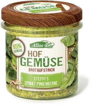 ALLOS Brotaufstrich Spinat-Pinienkerne Bio 135 g