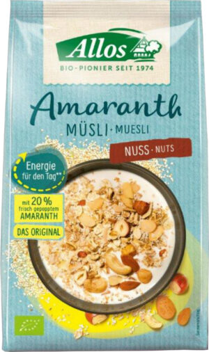 ALLOS Amaranth Muesli Nuss 375 g