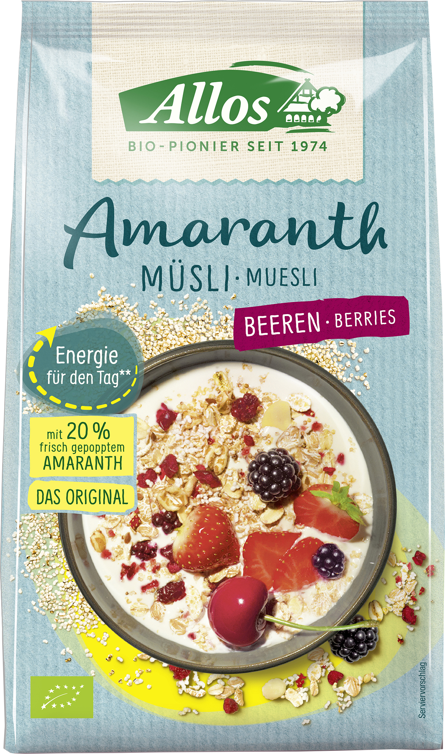 ALLOS Amaranth Müsli Beeren                  375 g