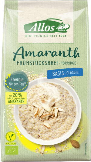 ALLOS Amaranth Fruehstuecksbrei Basis 400 g