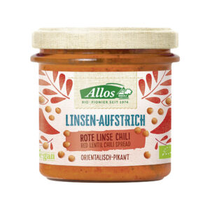 ALLOS Linsen Aufstrich Rote Linsen Chili Bio 140 g