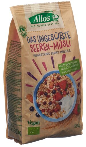 ALLOS Das ungesüsste Beeren-Müsli        Btl 500 g