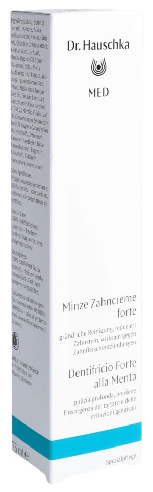 DR. HAUSCHKA MED Zahncreme Minze forte    Tb 75 ml