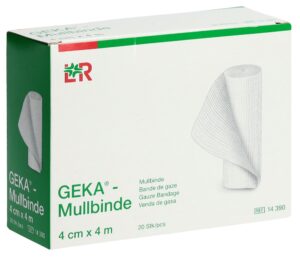 GEKA Mullbinde 4cmx4m                       20 Stk