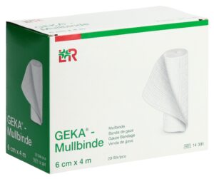 GEKA Mullbinde 6cmx4m                       20 Stk