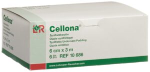 CELLONA Synthetikwatte 6cmx3m weiss    Rolle 6 Stk