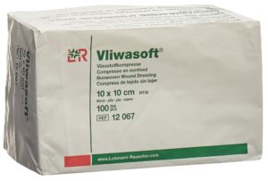 VLIWASOFT Vliesstoffko 10x10cm 6-l     Btl 100 Stk