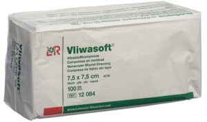 VLIWASOFT Vliesstoffko 7.5x7.5cm 6-l   Btl 100 Stk