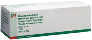 L+R Krepp Papier Binde 8cmx4m 20 Stk