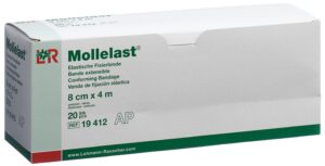 MOLLELAST Elast Fixierbinde 8cmx4m weiss    20 Stk