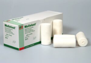 MOLLELAST Elast Fixierbinde 12cmx4m weiss 20 Stk