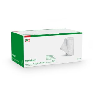 MOLLELAST Elast Fixierbinde 10cmx4m weiss 100 Stk