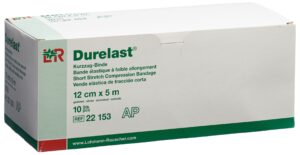 DURELAST Kompressionsbinde 12cmx5m 10 Stk