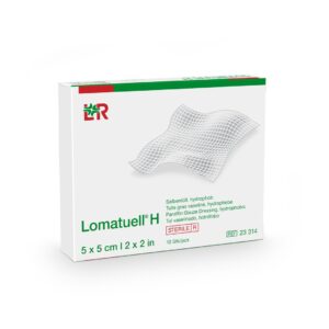 LOMATUELL H Salbentüll 5x5cm steril         10 Stk