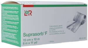 SUPRASORB F Folien Verband 15cmx10m unsteril Rolle