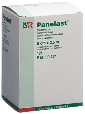 PANELAST Pflasterbinde 8cmx2.5m hautfarbig