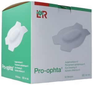 PRO-OPHTA Augenverband lichtdicht hautf 50 Stk