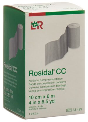 ROSIDAL CC kohäs Kompressionsbinde Kurzzug 10cmx6m