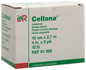 CELLONA Gipsbinden 2.75mx10cm feincremig    12 Stk