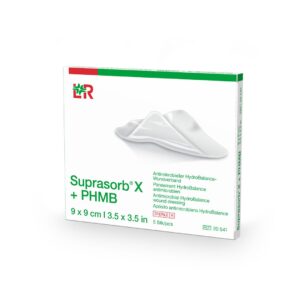 SUPRASORB X+PHMB HydroBal-Wundverb 9x9cm     5 Stk