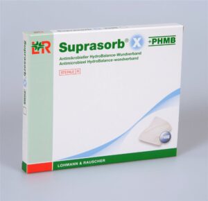 SUPRASORB X+PHMB HydroBal-Wundverb 14x20cm 5 Stk
