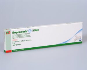 SUPRASORB X+PHMB HydroBal Tampona 2x21cm ste 5 Stk