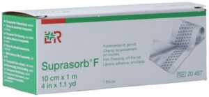 SUPRASORB F Folien Verband 10cmx1m unsteril  Rolle