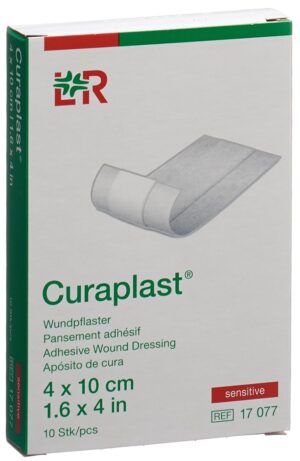 CURAPLAST Wundverband 4cmx10cm hautfarbig 10 Stk