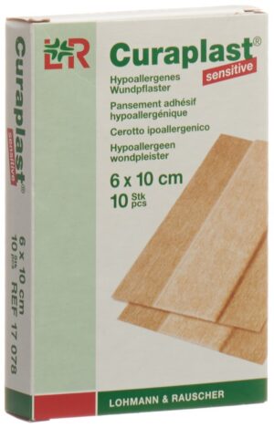 CURAPLAST Wundverband 6cmx10cm hautfarbig 10 Stk