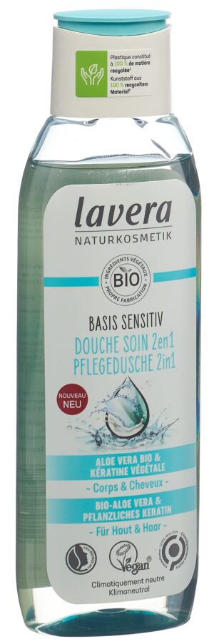 LAVERA Pflegedusche Basis Sensitiv 2in1  Fl 250 ml