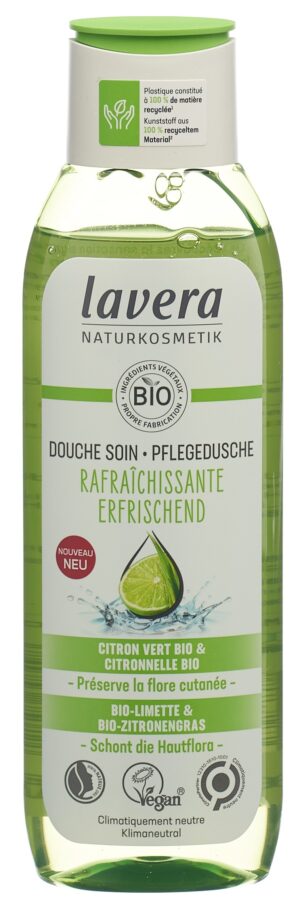 LAVERA Pflegedusche Erfr Bio Lim&ZitronenFl 250 ml