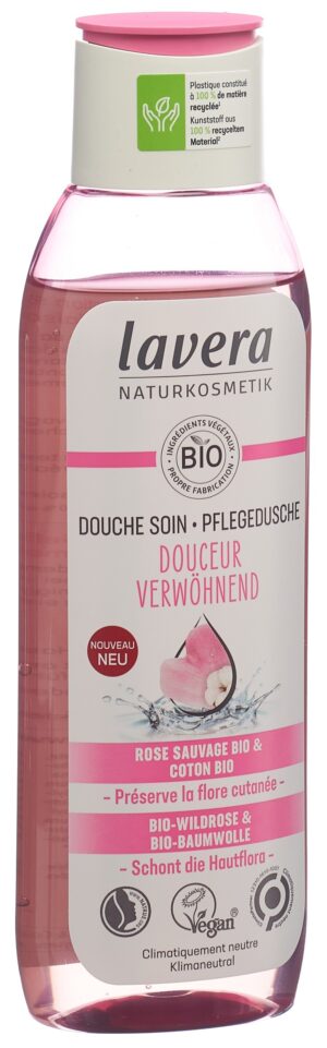 LAVERA Pflegedusche Verw Bio Wildr&Bio BaFl 250 ml