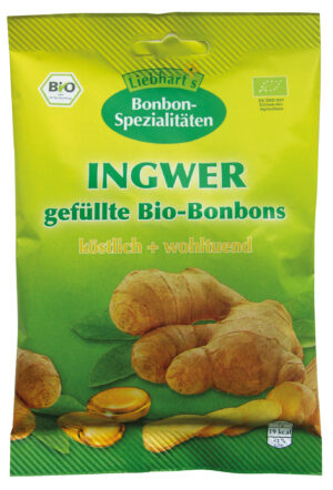 LIEBHARTS Bonbons Ingwer Bio             Btl 100 g