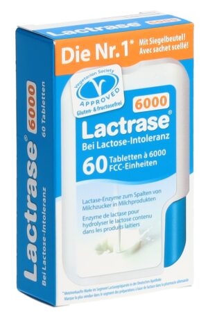 LACTRASE Tabl 6000 IE                  Disp 60 Stk
