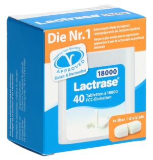 LACTRASE Tabl 18000 IE                 Disp 40 Stk