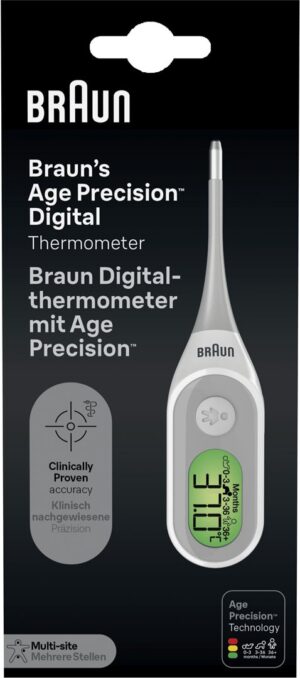 BRAUN AGE PRECISION digital Thermometer PRT 2000