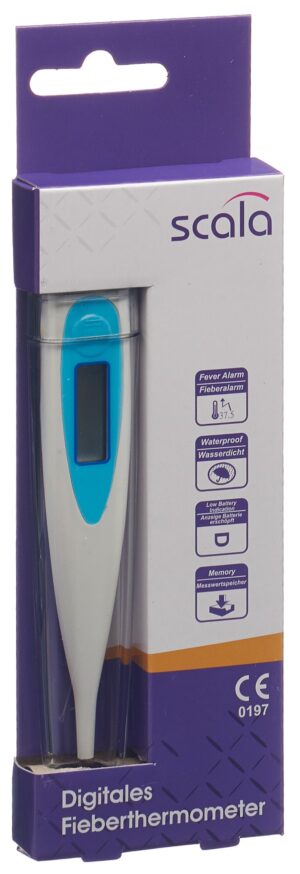 SCALA Digital Thermometer SC 17 basic blau
