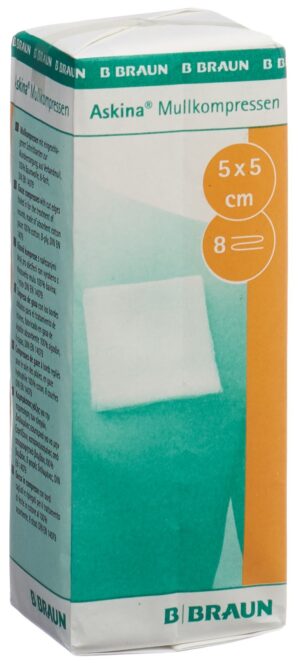 ASKINA Mullkompresse 5cmx5cm               100 Stk