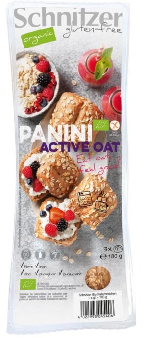 SCHNITZER Panini Active Oat Bio 6 x 180 g