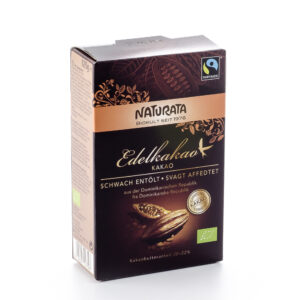 NATURATA Edelkakao schwach entoelt 125 g