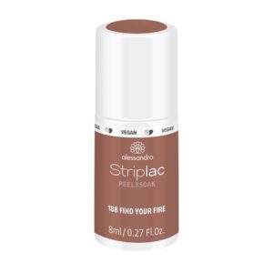 ALESSAN Striplac Peel or Soak off Find y Fire 8 ml