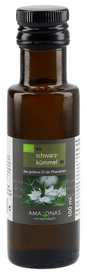 AMAZONAS schwarzkümmelöl 100 % Bio ÄgypteFl 100 ml