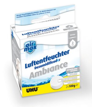 UHU AIRMAX Luftentfeuchter Tabs neutral    2 100 g