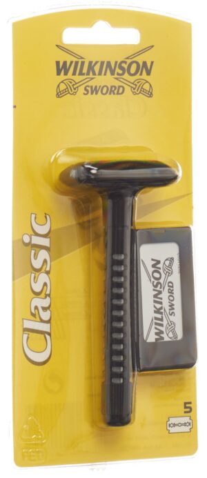 WILKINSON Classic Rasierer + 5 Klingen