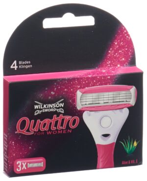 WILKINSON Quattro For Women Klingen          3 Stk