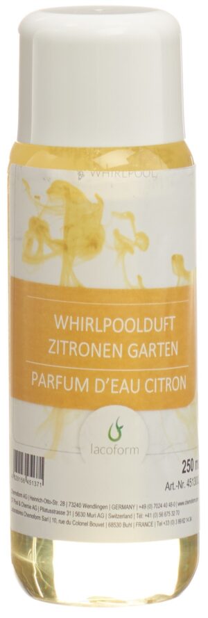 LACOFORM Whirlpoolduft Zitronen Garten Fl 250 ml