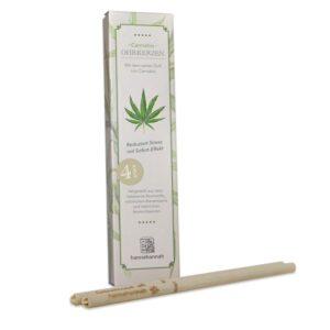 BIOSUN Hannahannah Ohrkerzen Cannabis       2 Paar