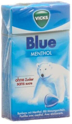 VICKS Blue ohne Zucker                    Box 40 g